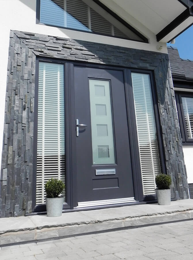 Anthracite Grey door from Rock door